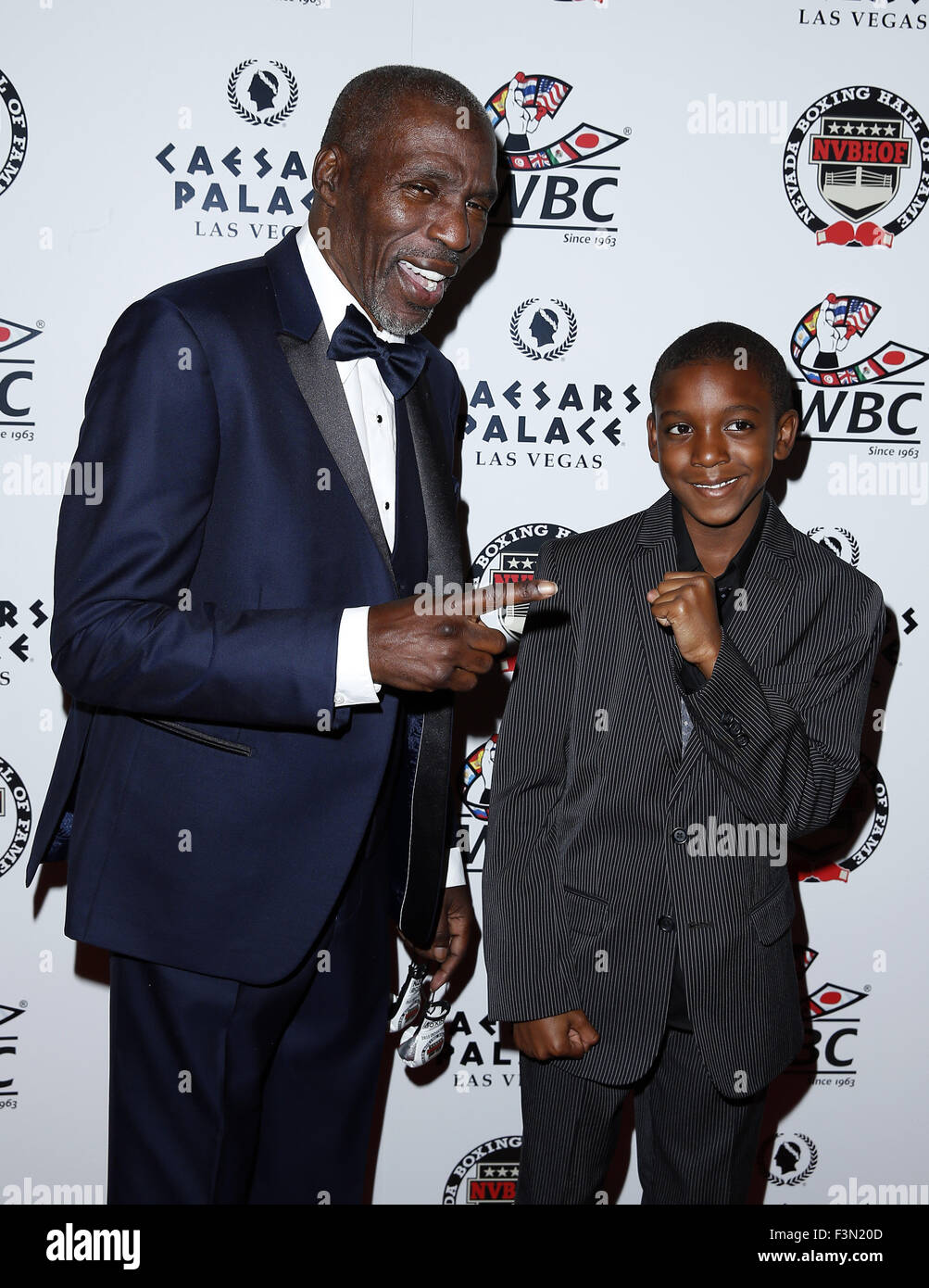 Nevada Boxing Hall Of Fame Zeremonie 2015 im Caesars Palace Las Vegas - roter Teppich mit: Roger Mayweather Where: Las Vegas, Nevada, Vereinigte Staaten, wann: 8. August 2015 Stockfoto