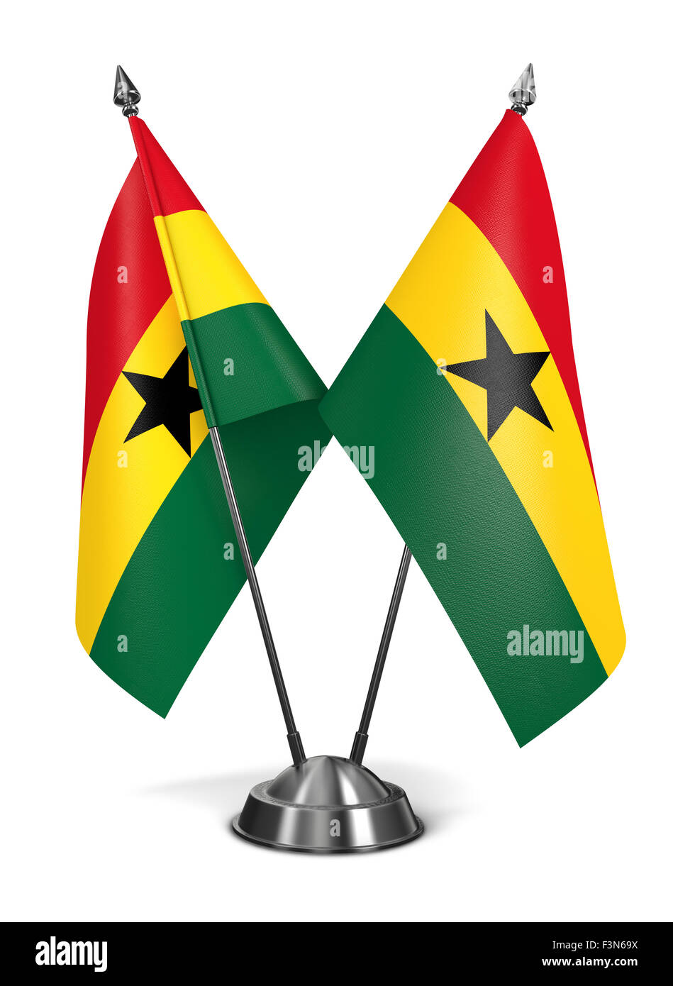 Ghana - Miniatur-Flags. Stockfoto