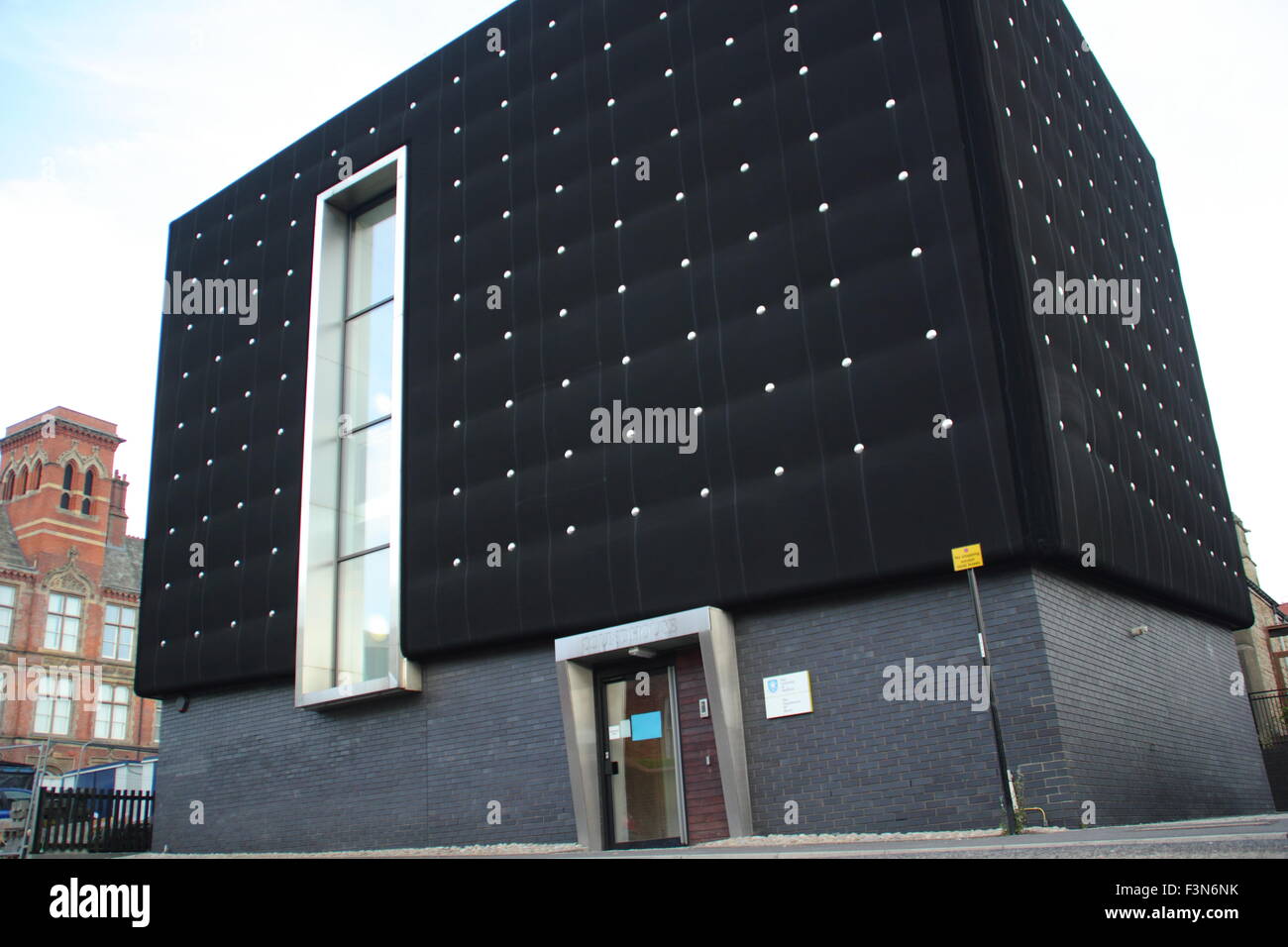 Die Soundhouse; die University of Sheffield Musik Studio Einrichtung und Großbritanniens erste Kautschuk-plattiert Veranstaltungsort, South Yorkshire UK Stockfoto