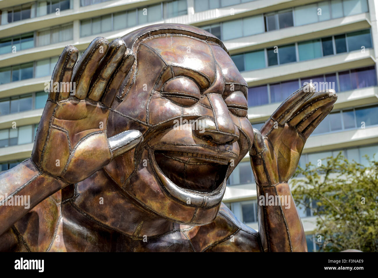Die Gesichter der modernen Kunst in Vancouver, Kanada Stockfoto