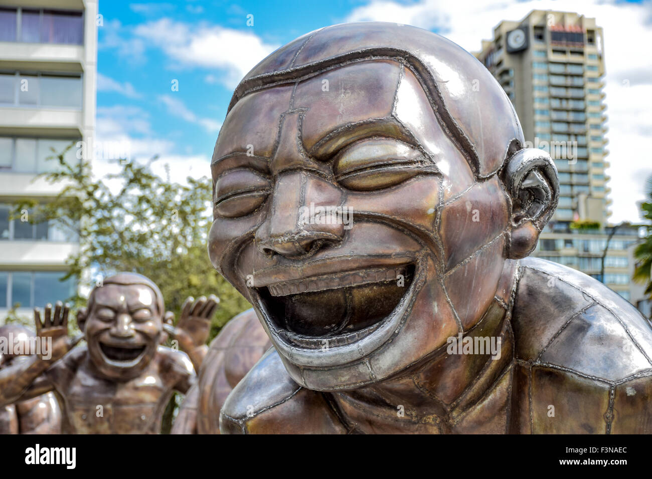 Die Gesichter der modernen Kunst in Vancouver, Kanada Stockfoto