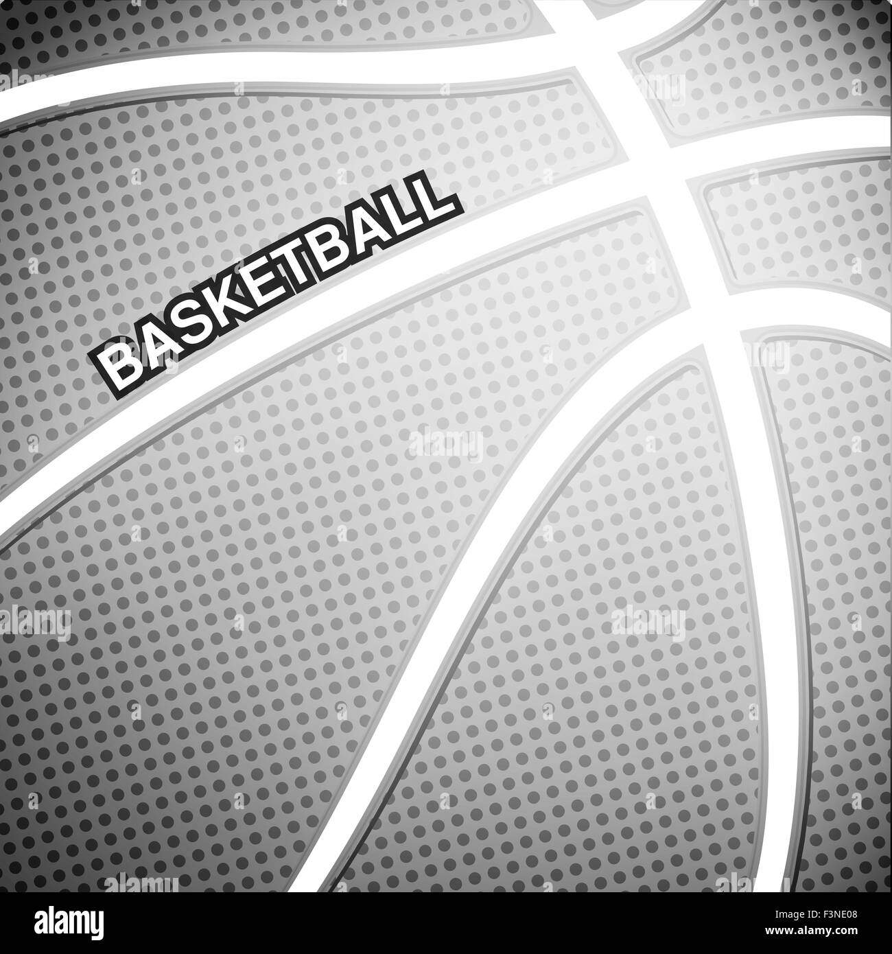 Basketball Ball Hintergrund Stockfoto