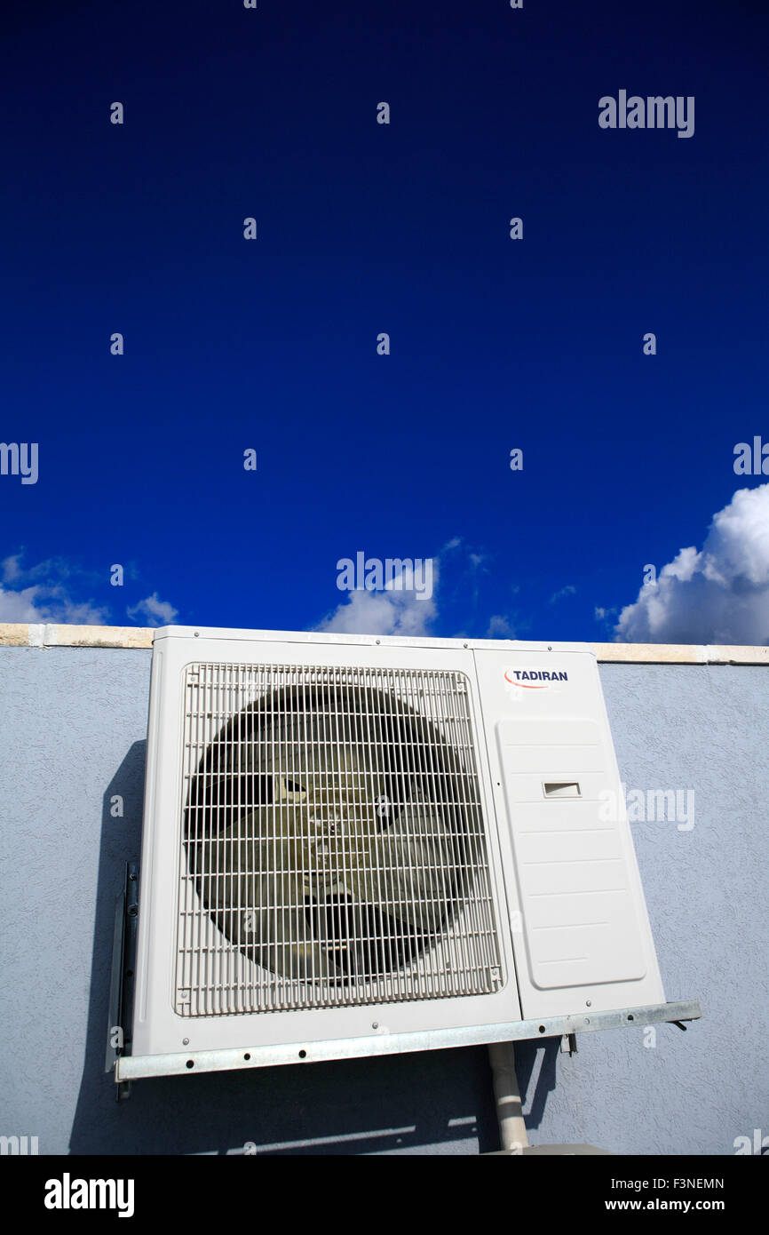 im freien Lüftung für die Klimaanlage auf Industriegebäude in Beit Shemesh, in der Nähe von Jerusalem, Israel Stockfoto