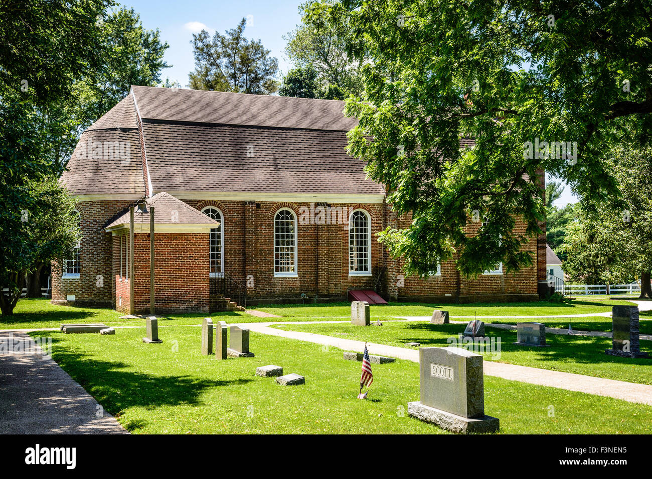 St. Luke's Episcopal Church, 403 Main Street, Church Hill, Maryland Stockfoto