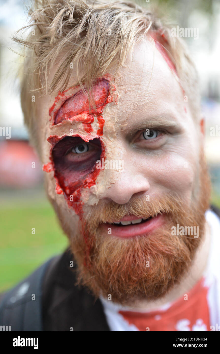 Welt Zombie Tag London St Mungo Obdachlosigkeit Nächstenliebe Stockfoto