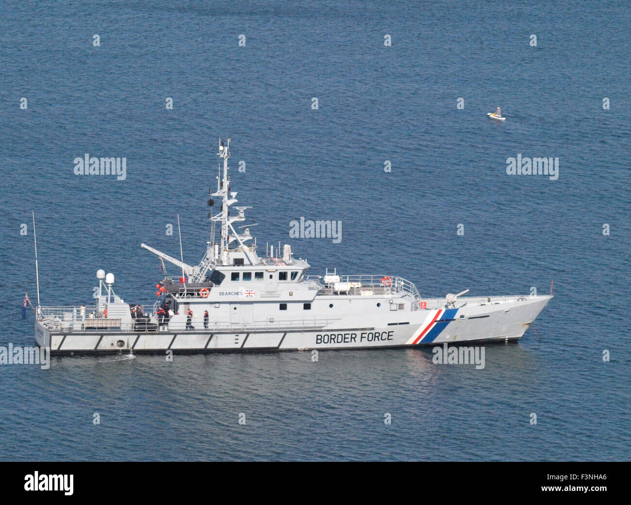 Border Force Fräser Searcher, Plymouth, Devon, UK Stockfoto