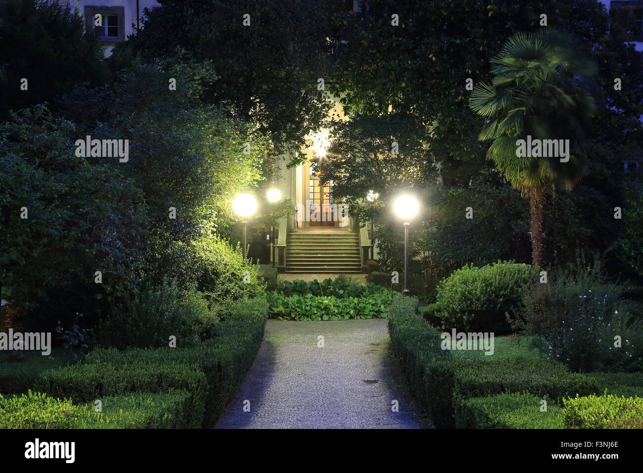 Palazzo Gallio Gravedona, Comer See, Italien Stockfoto
