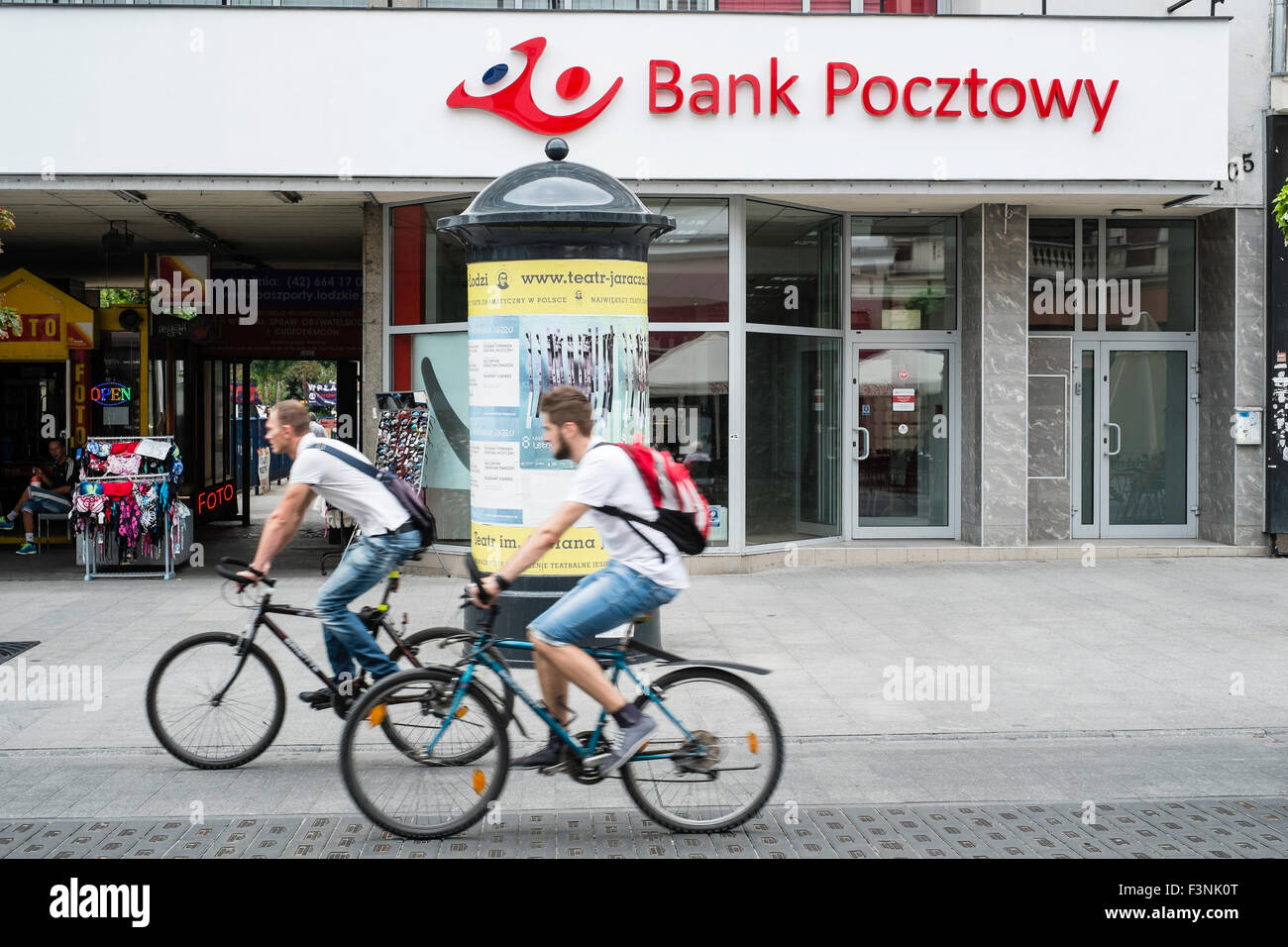 Polen-Lodz-Bank-Banken finanzieren Wirtschaft Stockfoto