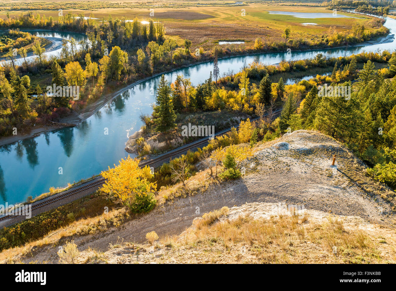 Columbia River Valley, Radium in British Columbia, Kanada Stockfoto