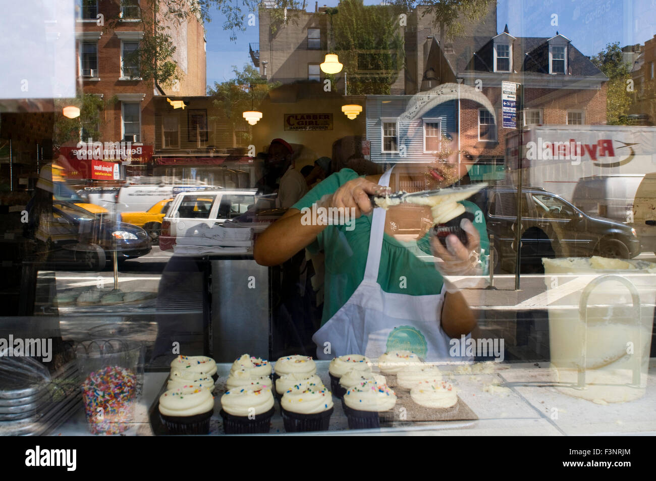 Bäckerei in der Nachbarschaft von Chelsea. Der Bezirk ist berühmt für die vielen Kunstgalerien und Ausstellungen zur Verfügung, einschließlich Stockfoto