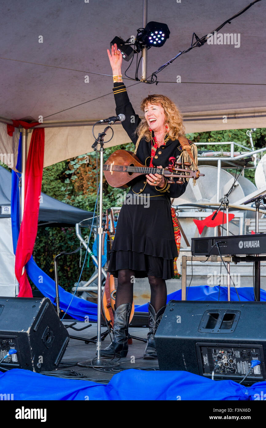 Holly Arntzen, Fraser fest, Vancouver, Britisch-Kolumbien, Kanada, Stockfoto
