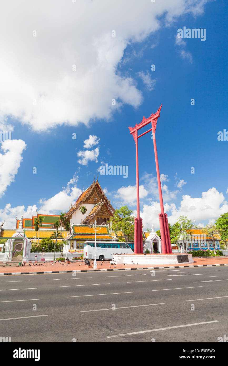Die Riesenschaukel, Sao Ching Cha, Phra Nakhon, Bangkok, Thailand Stockfoto
