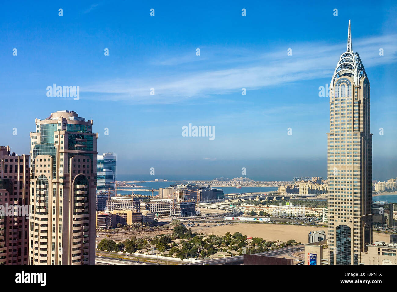 Die Innenstadt von Dubai Stockfoto