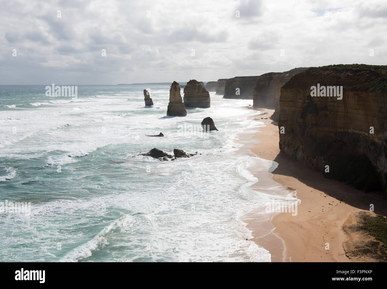 Die zwölf Apostel, die Great Ocean Road, Port Campbell National Park, Victoria, Australien Stockfoto