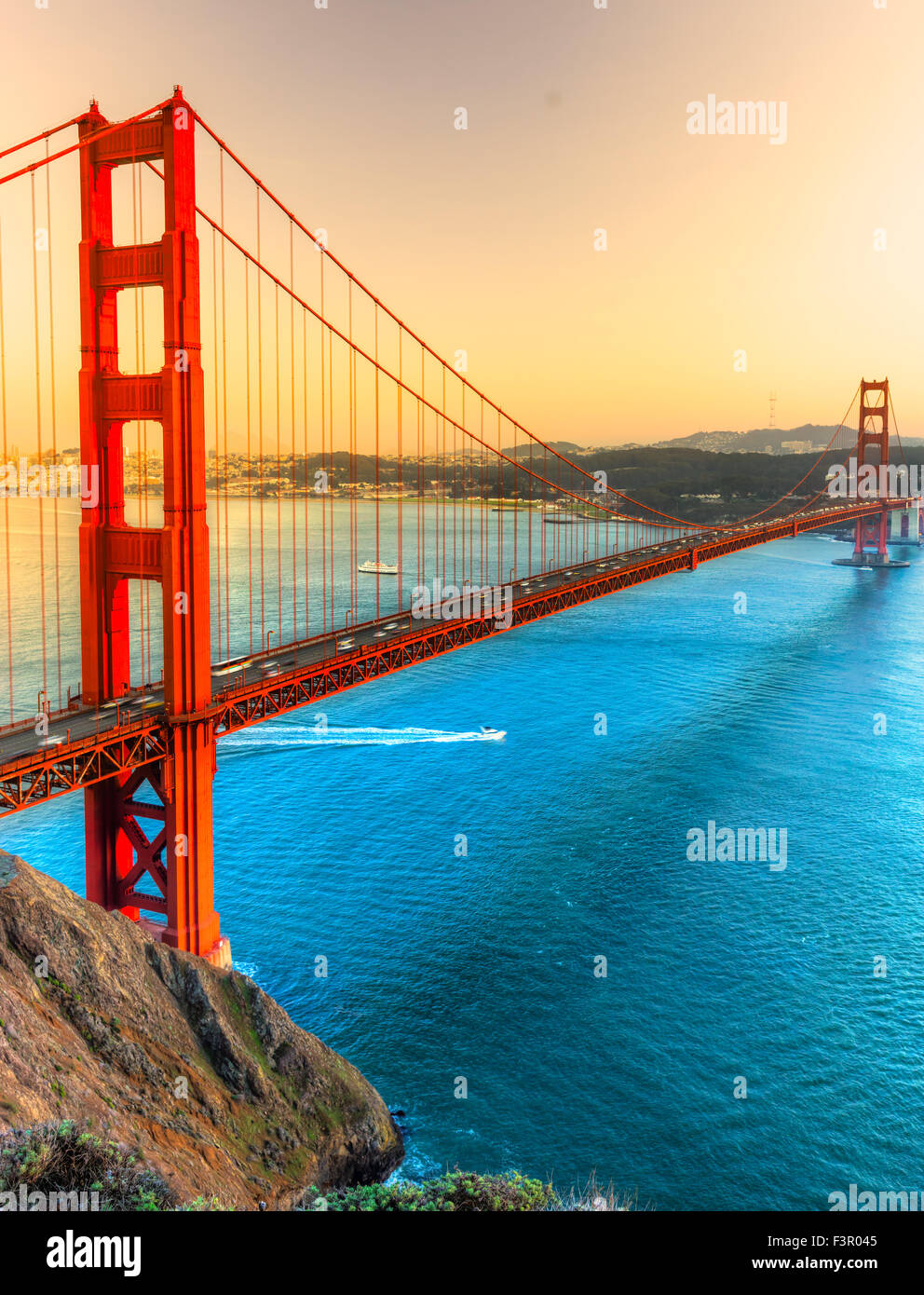 Golden Gate Bridge, San Francisco, Kalifornien, USA. Stockfoto