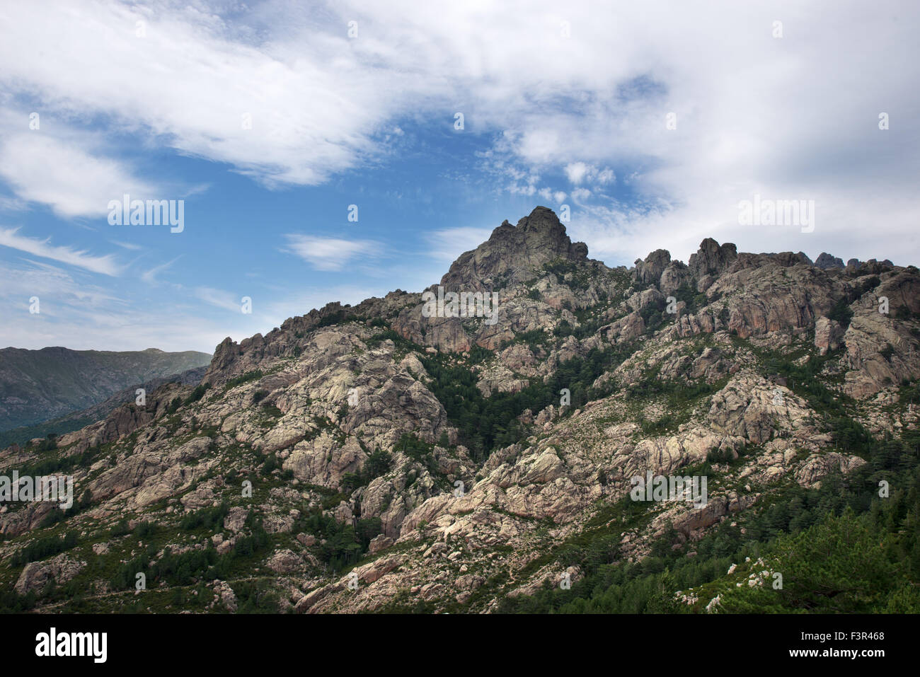 Aiguilles de Bavella, Korsika, Frankreich Stockfoto