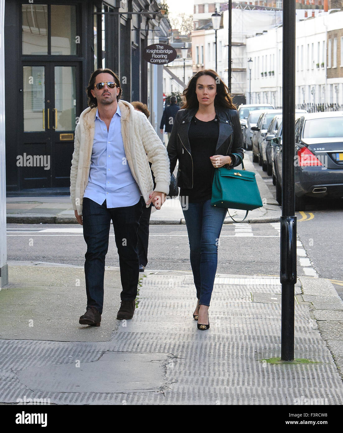 Tamara Ecclestone gesehen unterwegs in London, 2014 Stockfoto