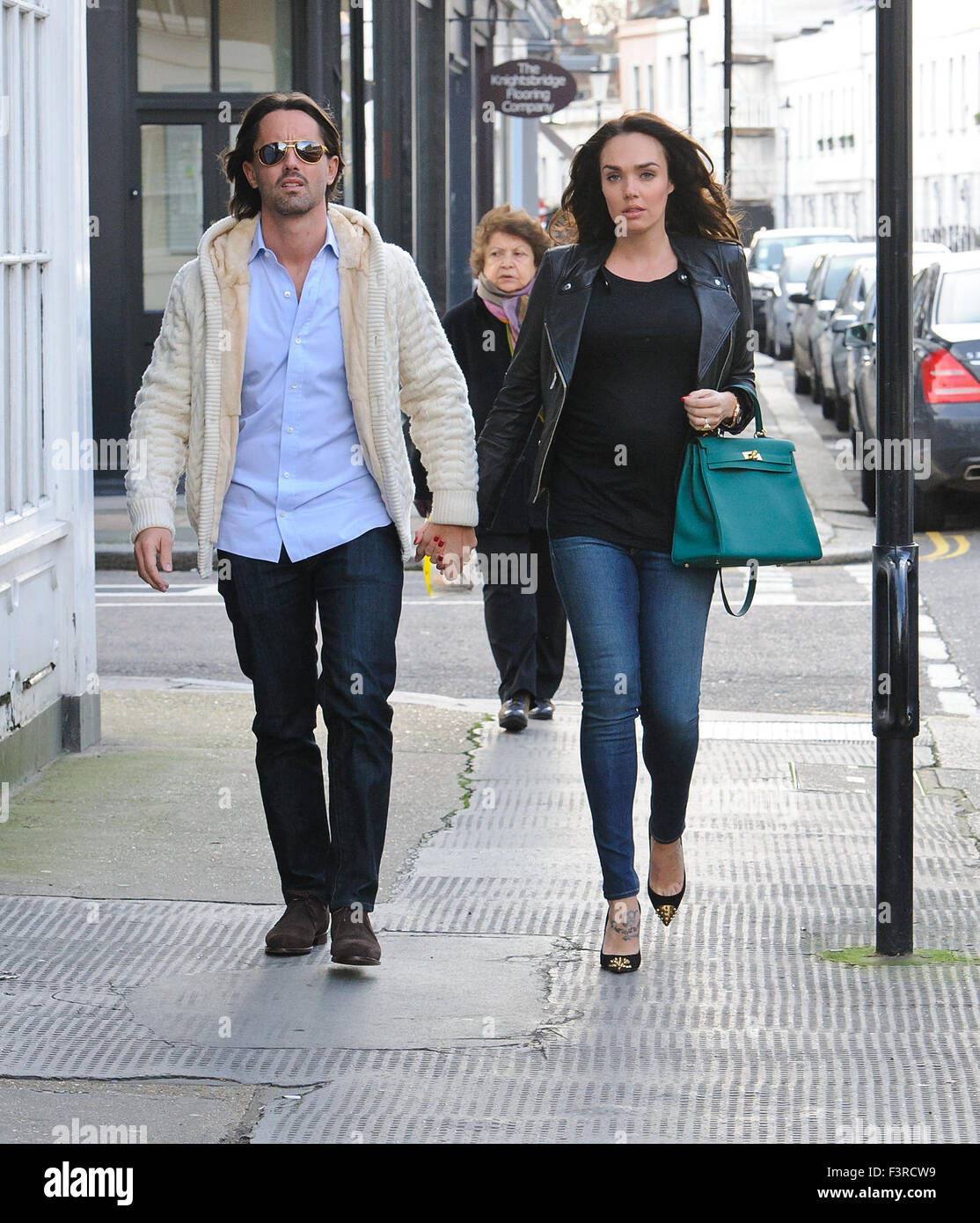 Tamara Ecclestone gesehen unterwegs in London, 2014 Stockfoto
