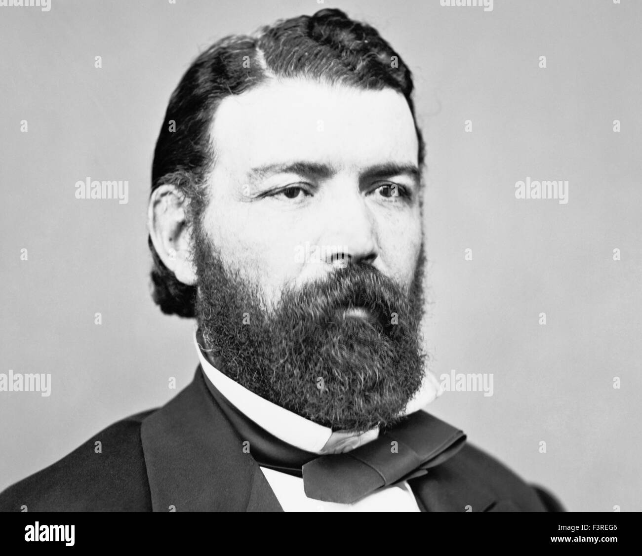 Vintage Porträtfoto des berühmten irischen bloßen Fäusten US-Amerikaner John Morrissey (1831-1878) - Schwergewichts-Champion of America von 1853 bis 1859. Stockfoto