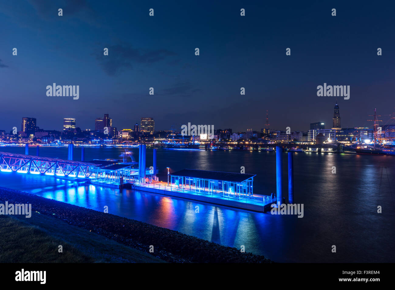 Blue Port, Hamburg, Deutschland Stockfoto