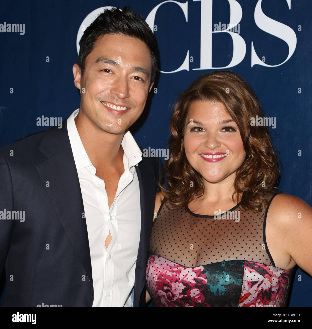 Prominente besuchen die CBS, The CW und Showtime 2015 TCA Sommerfest im Pacific Design Center.  Mitwirkende: Daniel Henney, Annie Funke Where: Los Angeles, California, Vereinigte Staaten von Amerika bei: 11. August 2015 Stockfoto