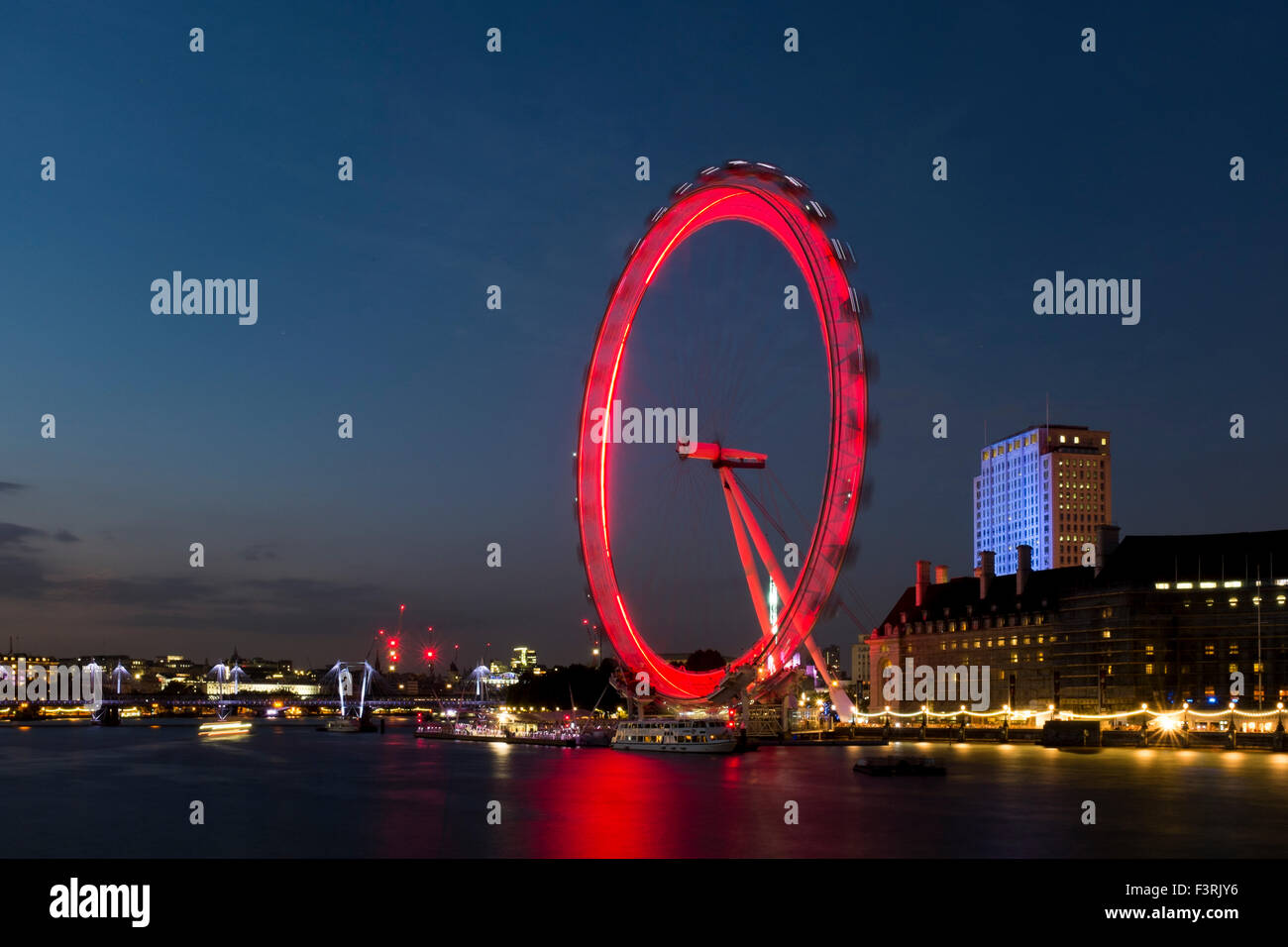 Millennium Wheel, London, Vereinigtes Königreich Stockfoto