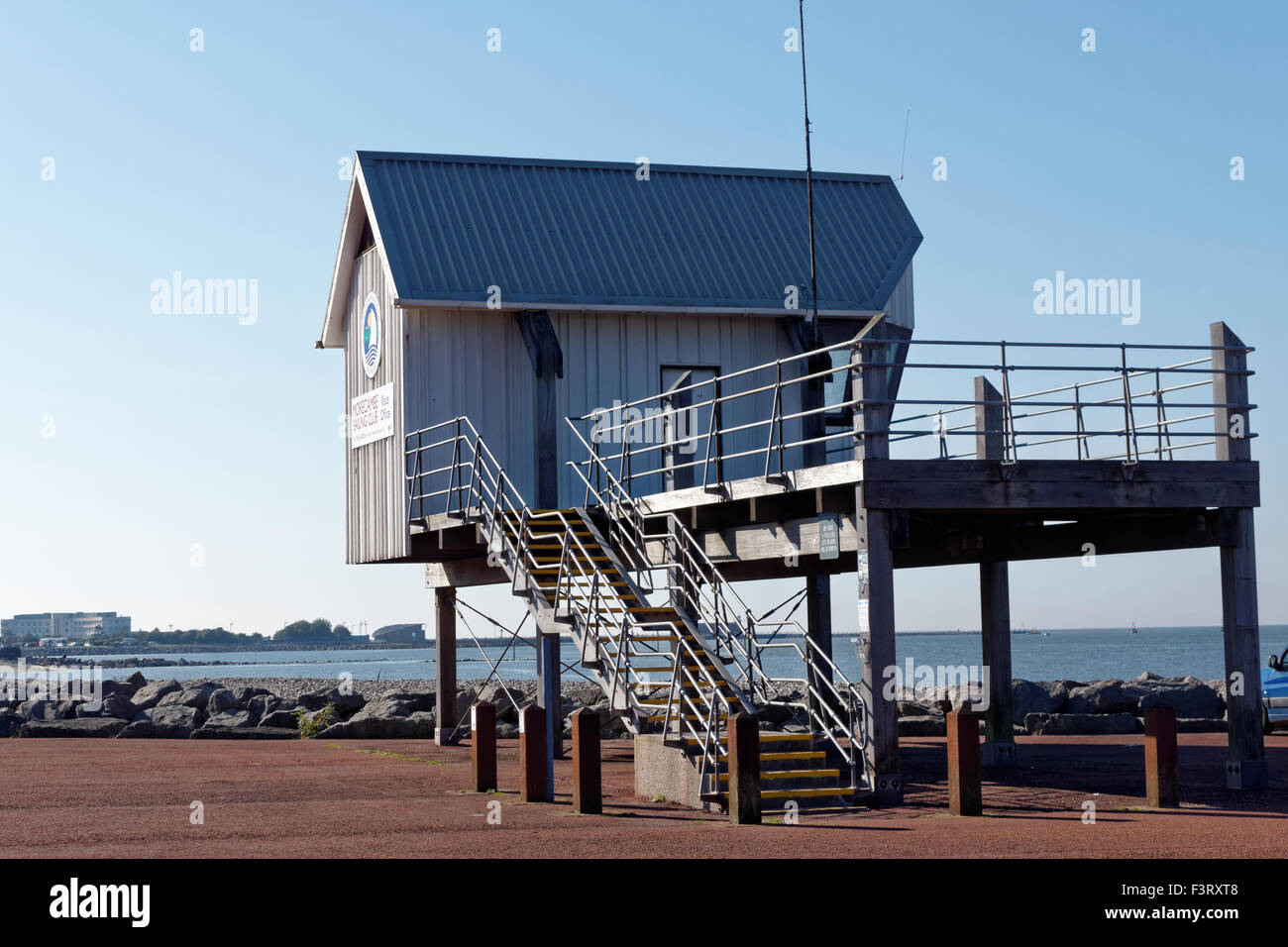 alten Rettungsstation Stockfoto