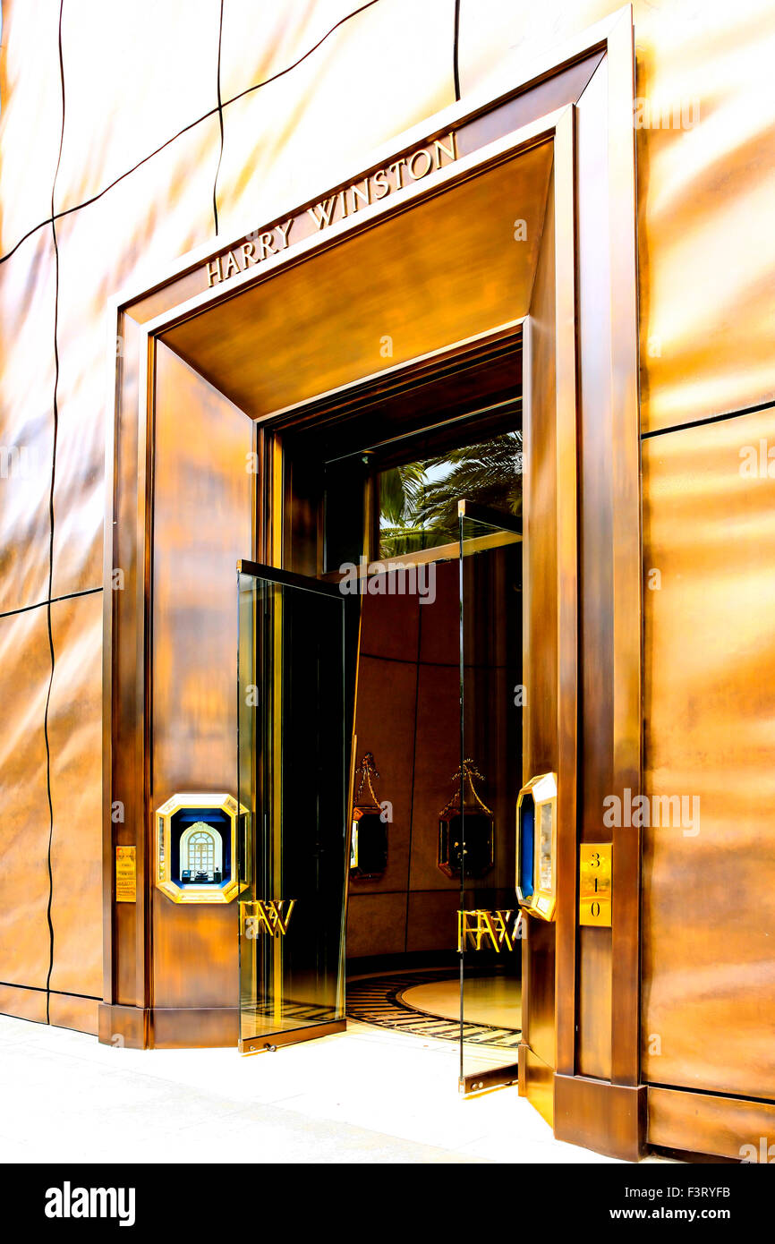 Harry Winston speichern auf dem Rodeo Drive in Beverly Hills Kalifornien Stockfoto