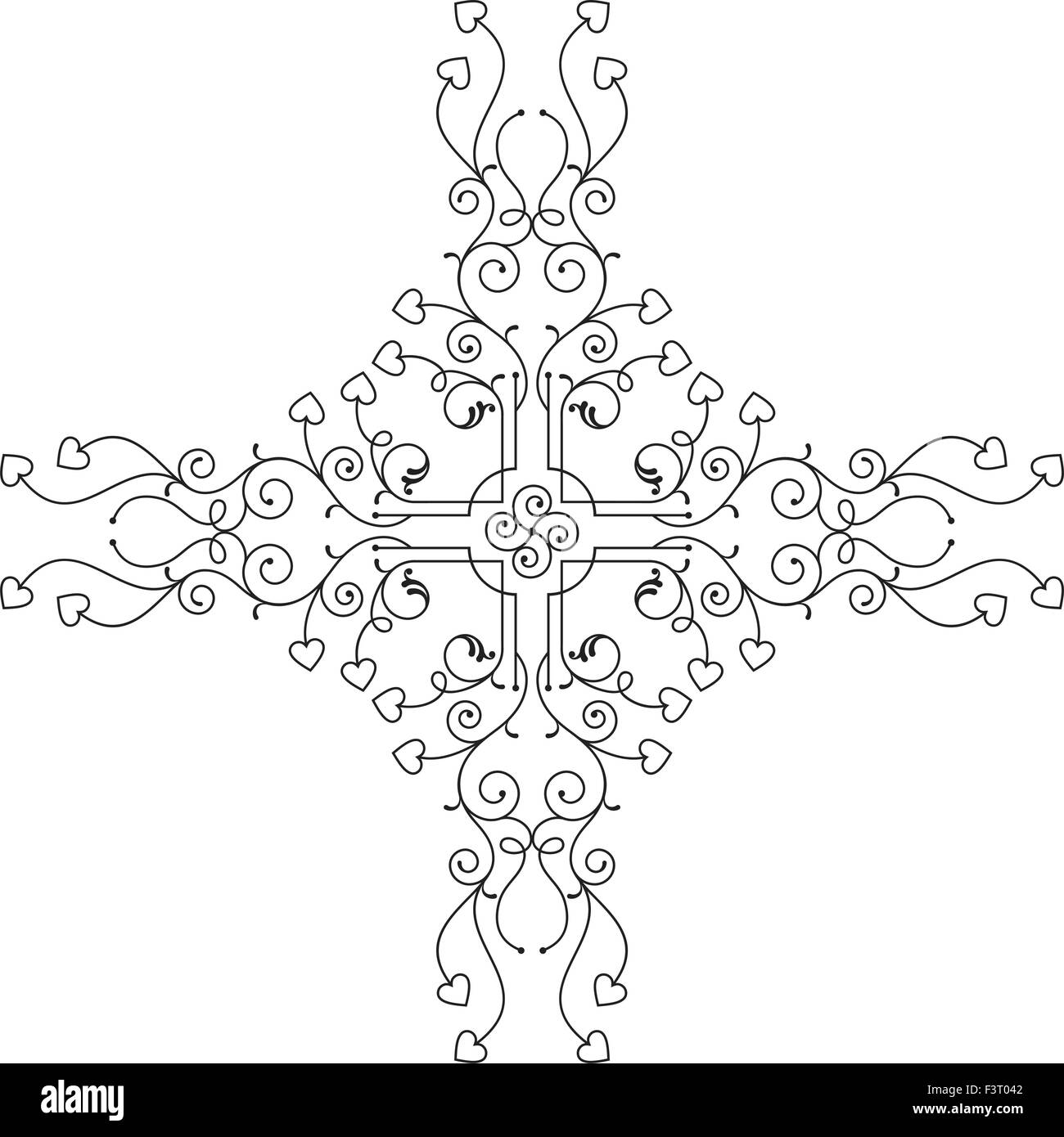 Christian Cross Design Vektorgrafiken Stock Vektor