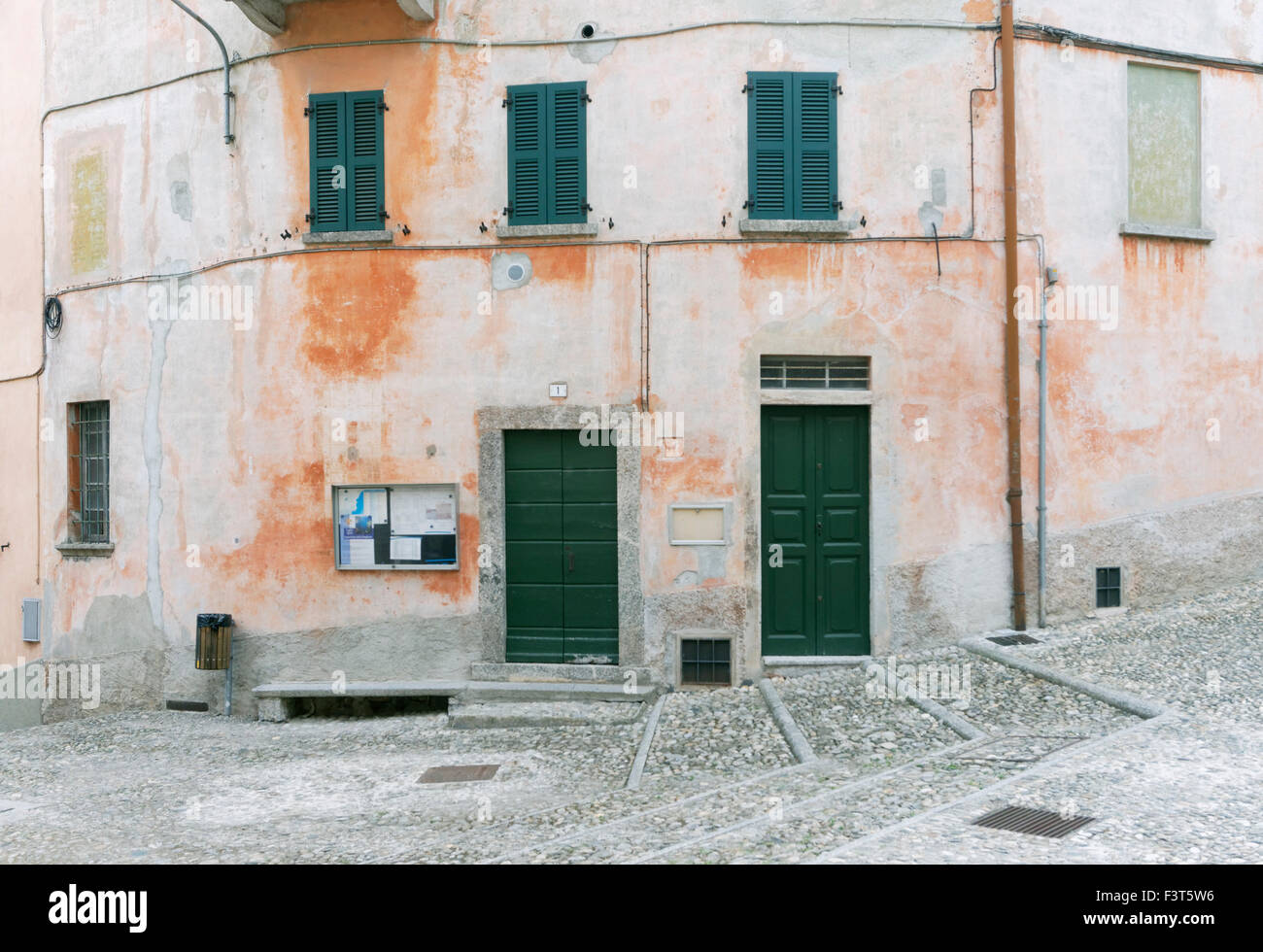 Altes Wohnhaus, Lenno, Comer See, Italien Stockfoto