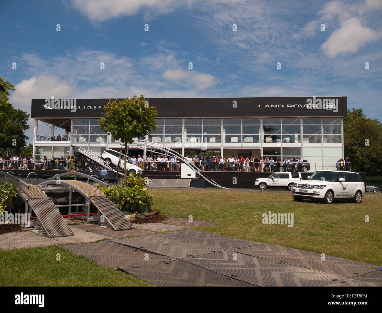 Goodwood Festival der Geschwindigkeit 2015 Jaguar Land Rover Off Road Erfahrung Stockfoto