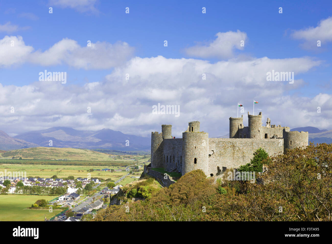 Harlech Castle, Gwynedd, Wales, UK Stockfoto
