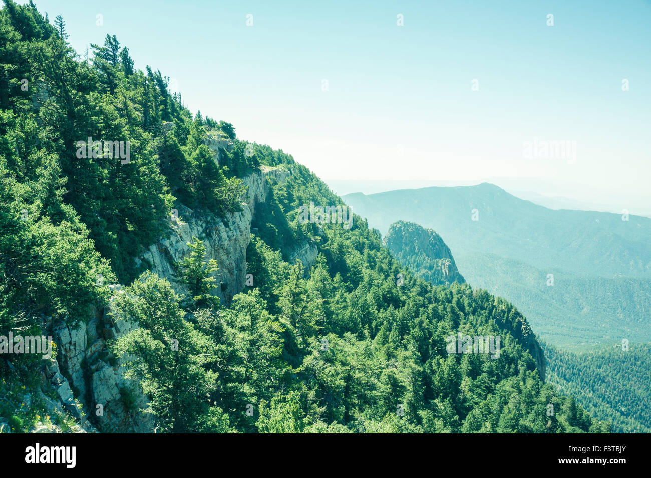 Sandia Peak, New Mexico Berg Blick Stockfoto