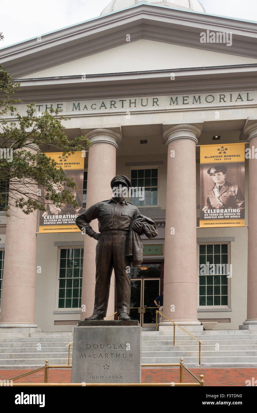 MacArthur Memorial Norfolk Virginia Stockfoto