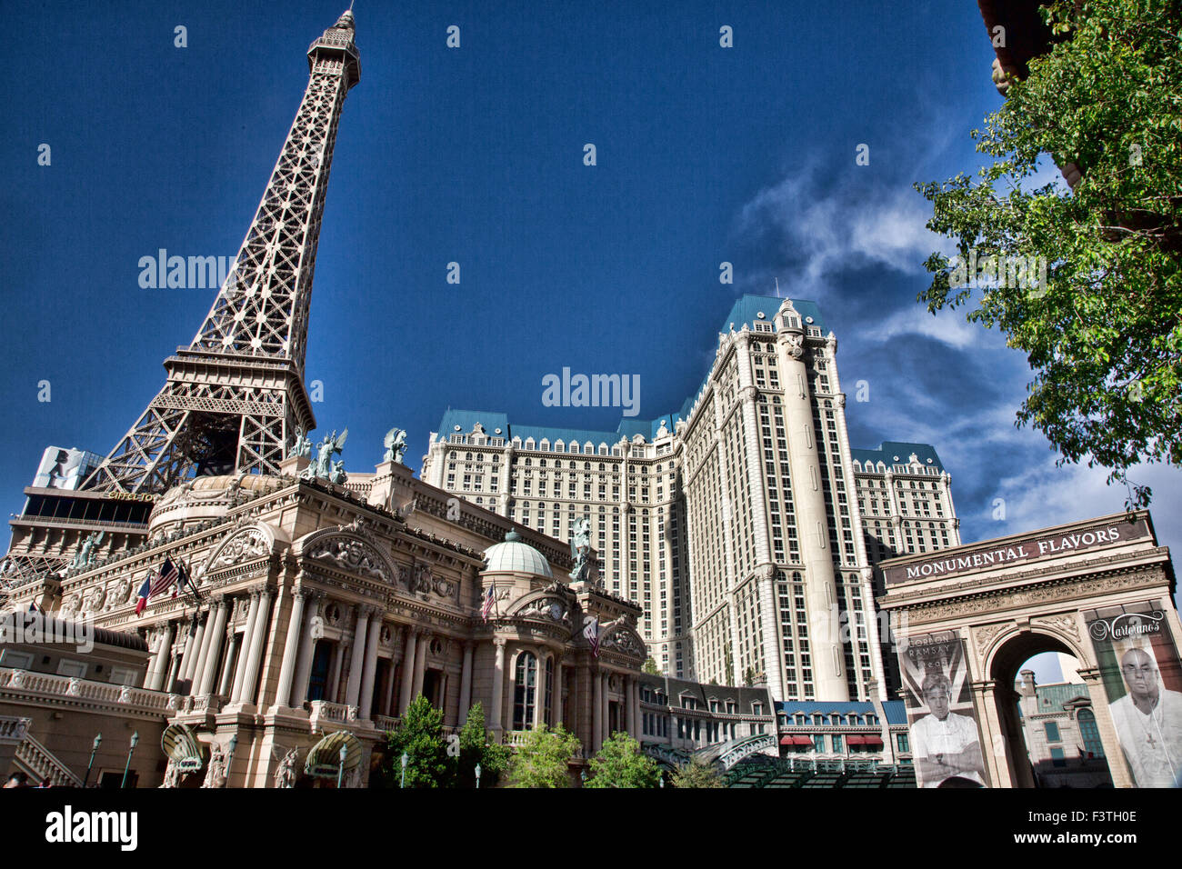 Paris Hotel in Las Vegas Stockfoto
