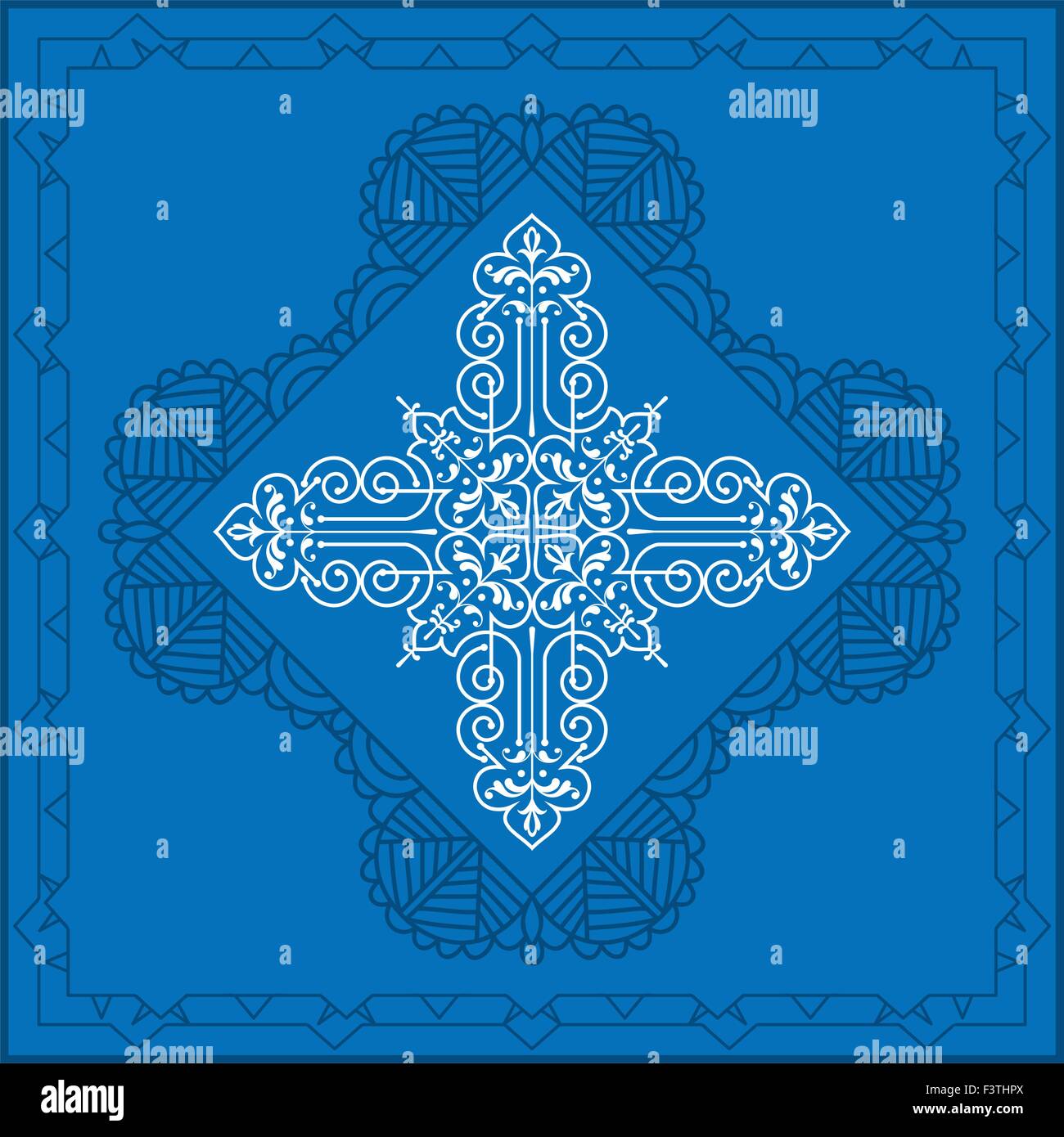 Christian Cross Design Vektorgrafiken Stock Vektor