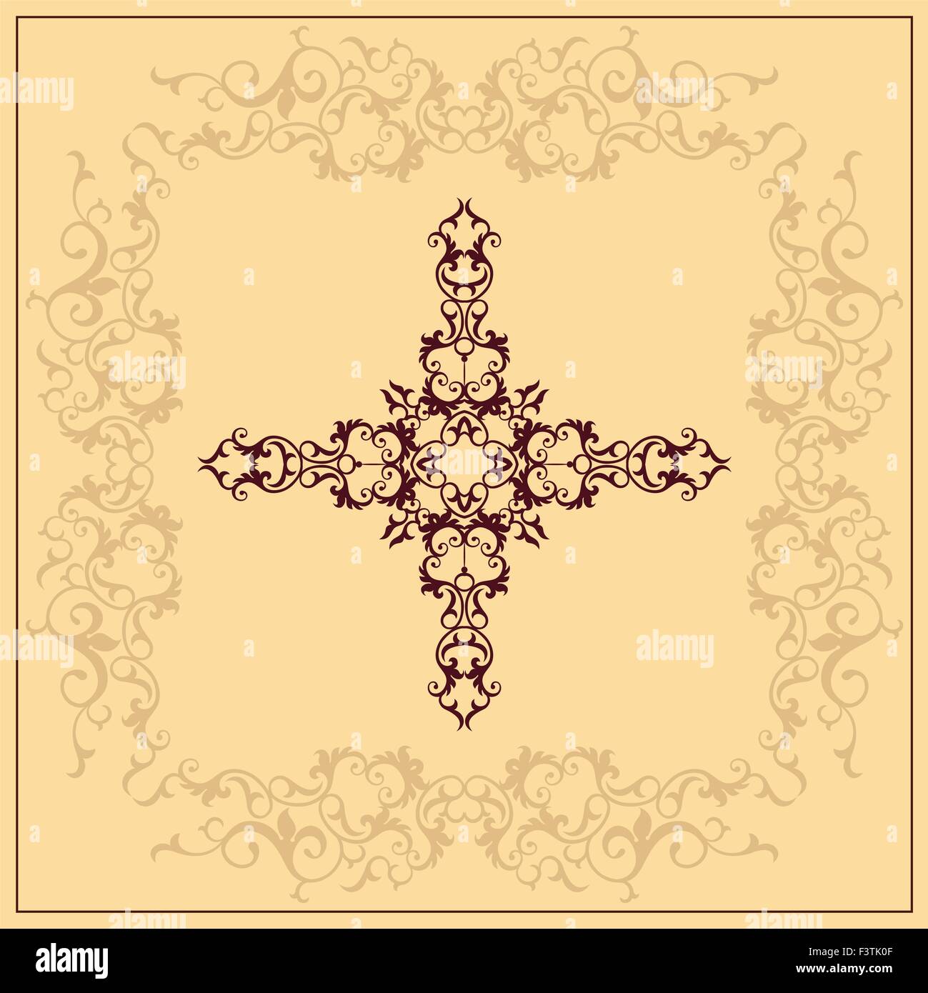 Christian Cross Design Vektorgrafiken Stock Vektor