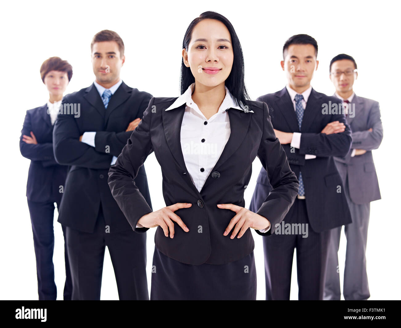 internationale Business-team Stockfoto