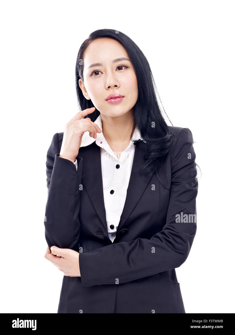 junge asiatische Geschäftsfrau Stockfoto