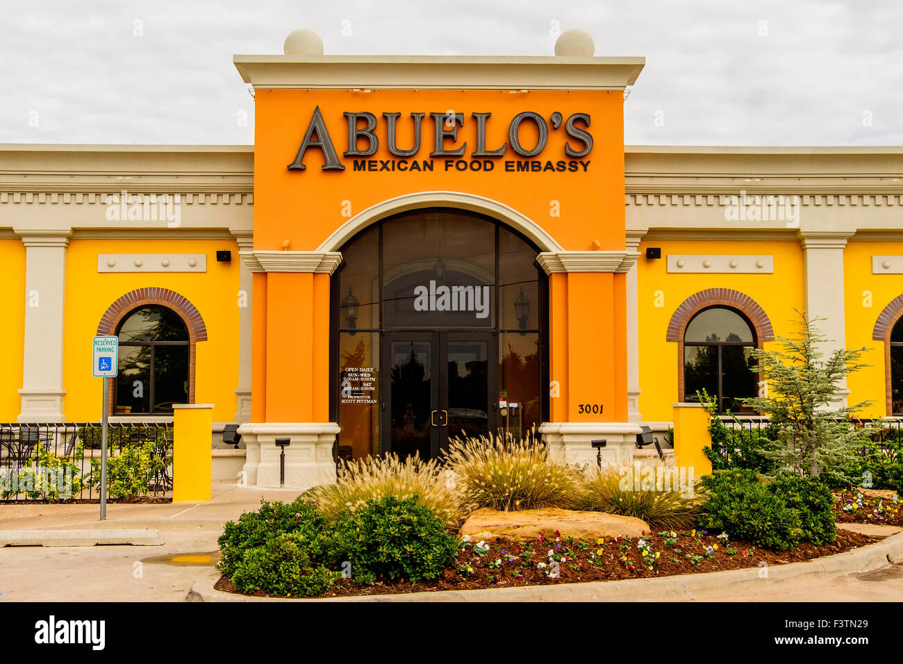 Abuelo des mexikanischen Essen Botschaft, ein Restaurant mit mexikanischer Küche in Oklahoma City, Oklahoma, USA. USA, VEREINIGTE STAATEN VON AMERIKA Stockfoto