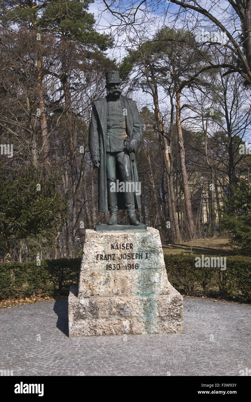 Denkmal, Kaiser Franz-Joseph 1., Insnsbruck Stockfoto