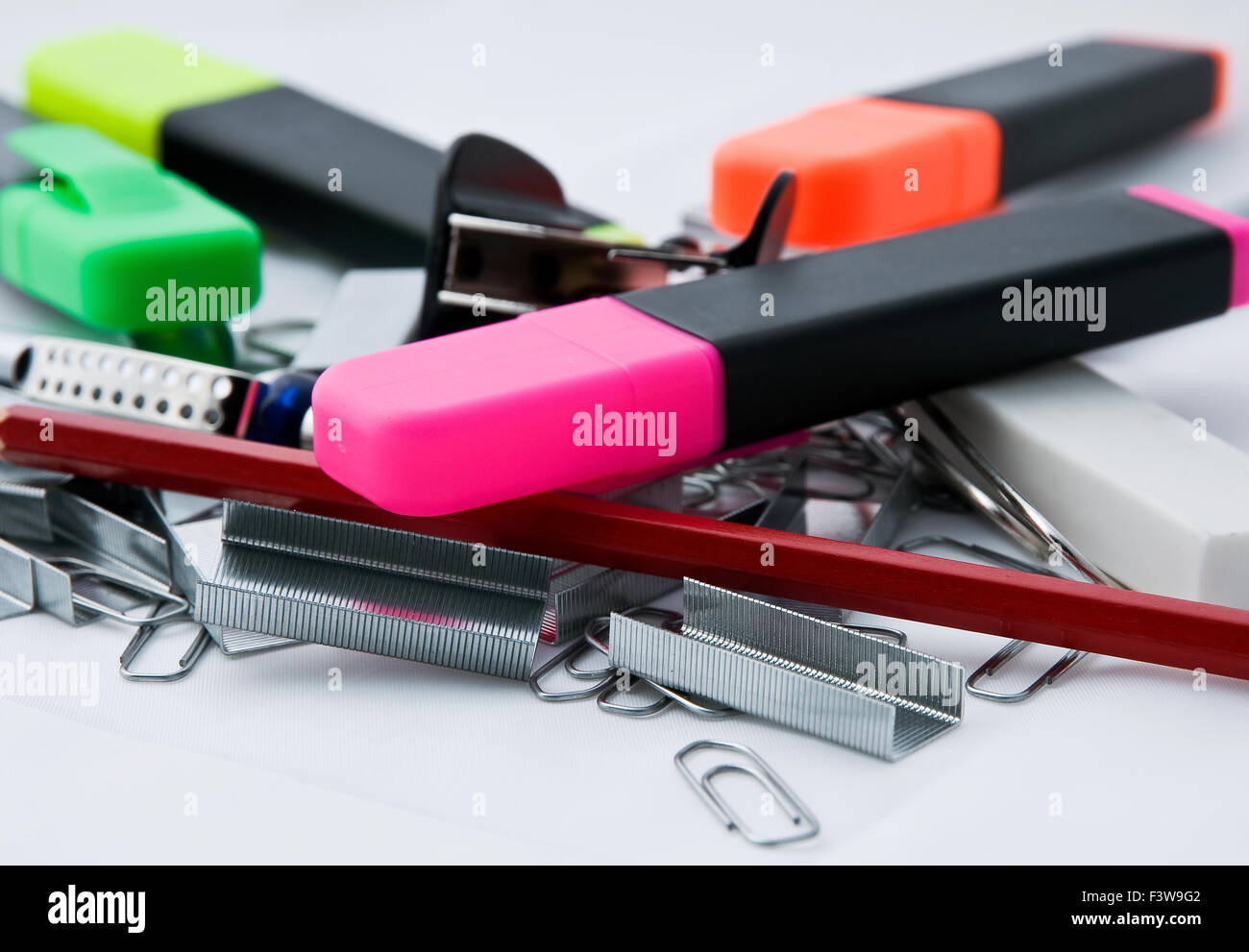 Weitere Büromöbel und Bürobedarf Stockfoto