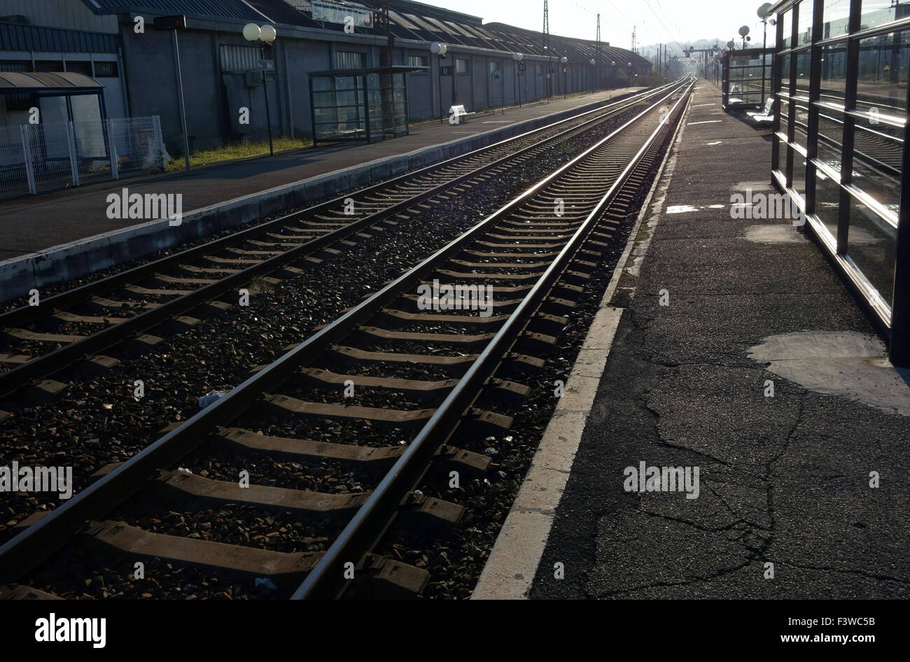 Fluchtpunkt Stockfoto