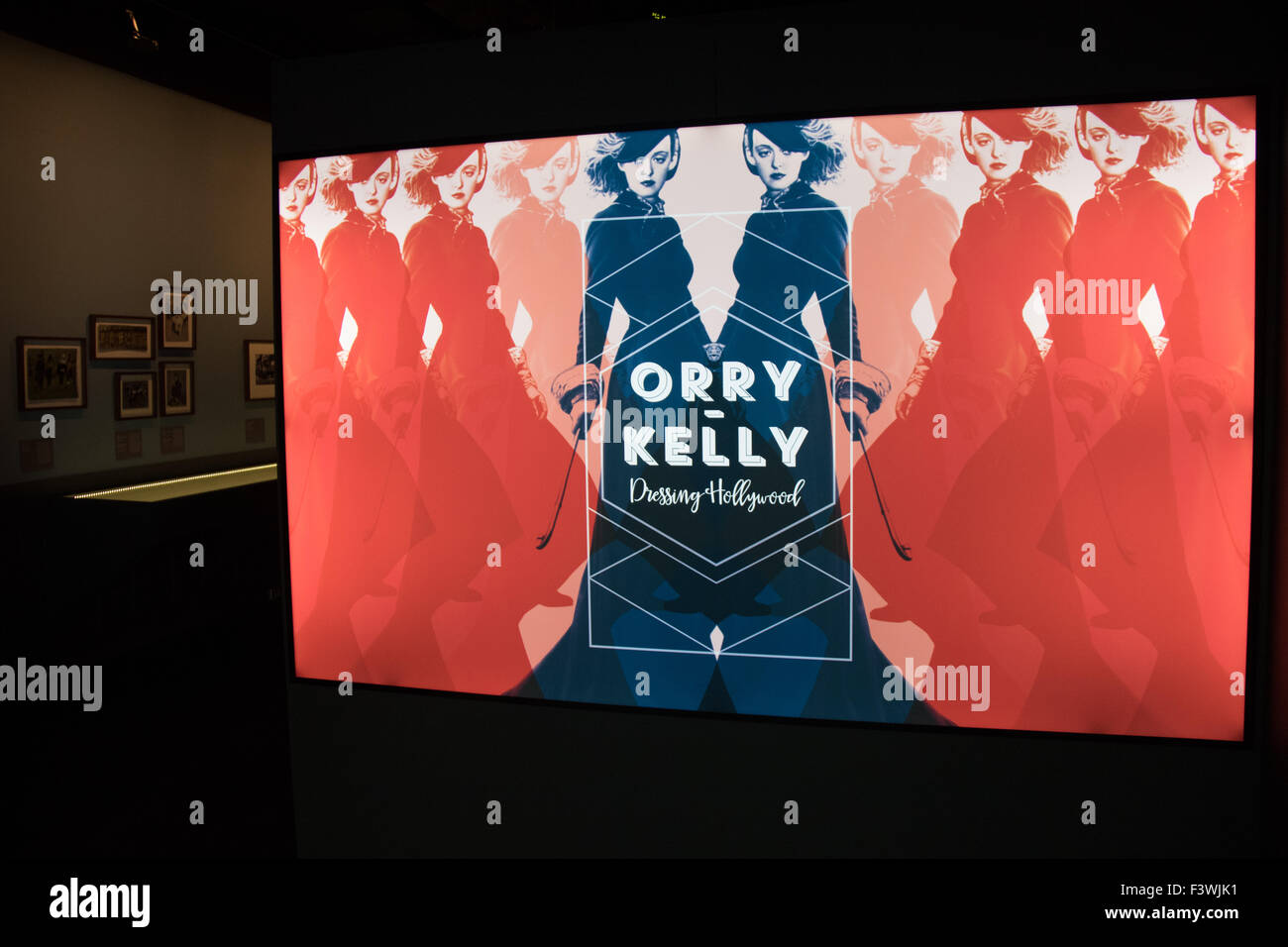 Die Orry-Kelly-Dressing-Hollywood-Ausstellung im Australian Centre für die Moving Image (ACMI) am Federation Square, Melbourn Stockfoto