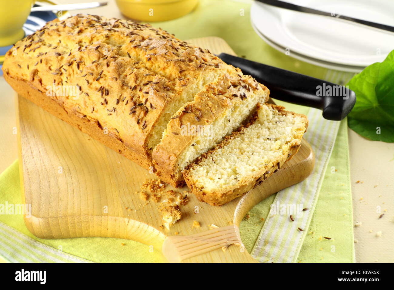 Kümmel-Brot Stockfoto