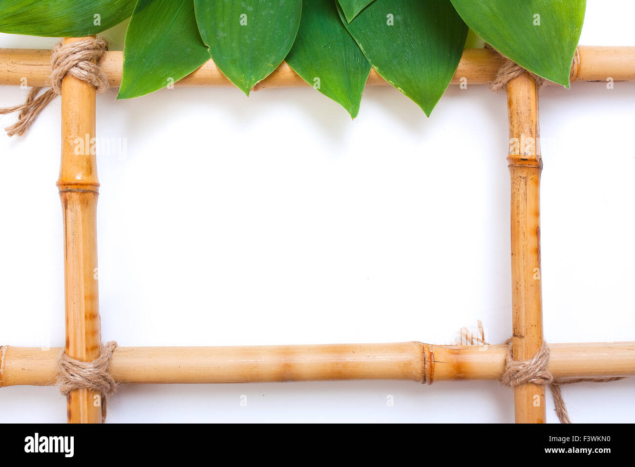 Rahmen fr Bilder aus Bambus Stockfotografie - Alamy