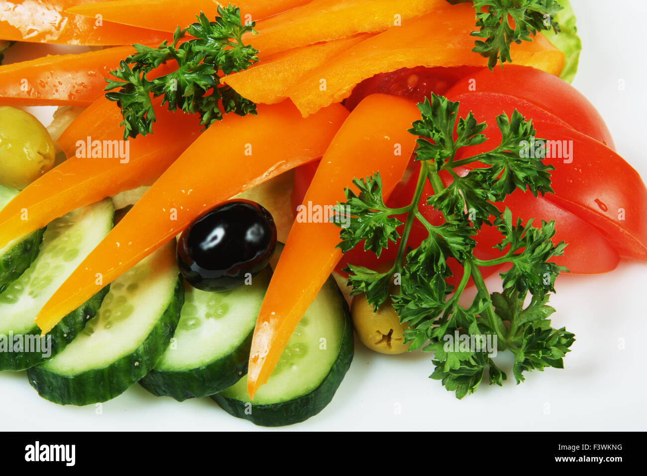 Gemüsesalat Stockfoto