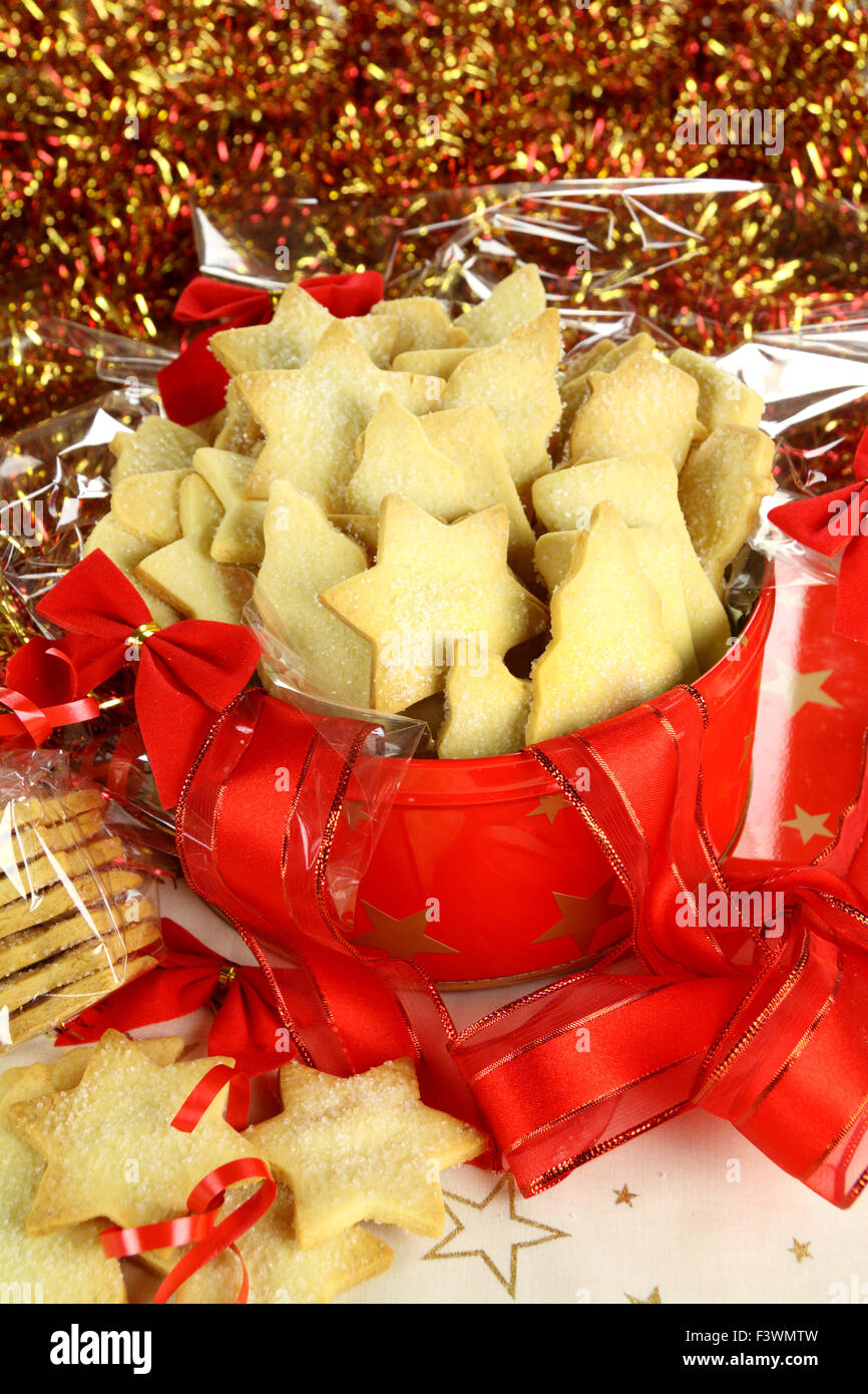 Xmas Shortbread Stockfoto