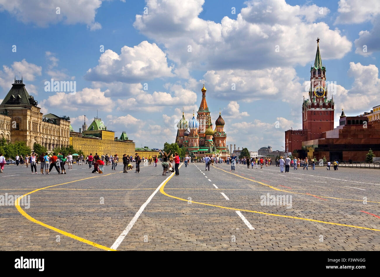 Roten Platz in Moskau Stockfoto