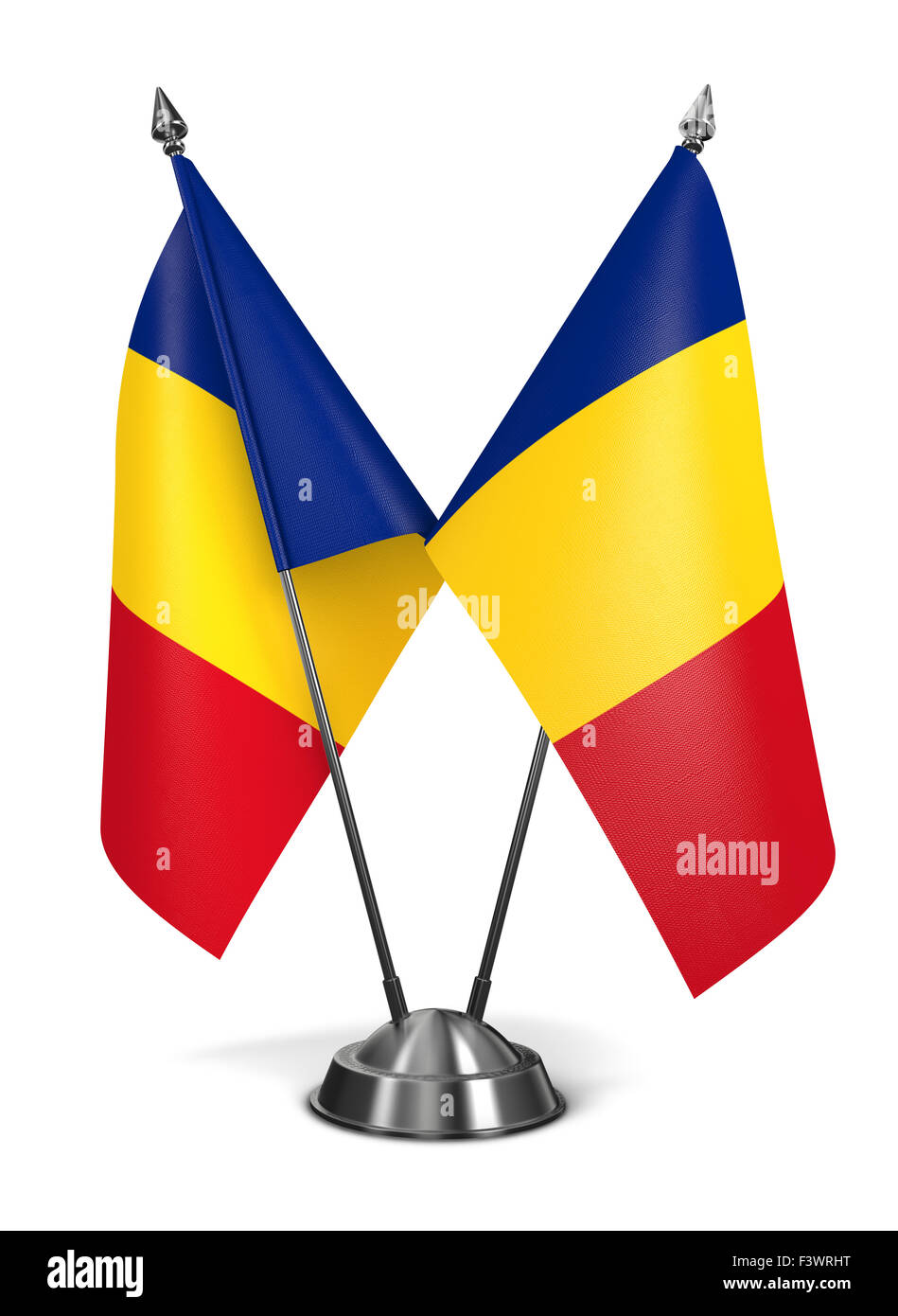 Rumänien - Miniatur-Flags. Stockfoto